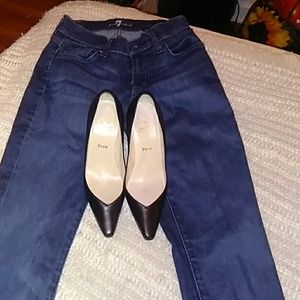 7 FOR ALL MANKIND ROXANNE EUC JEANS!